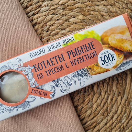 Котлеты из трески с креветкой в панировке