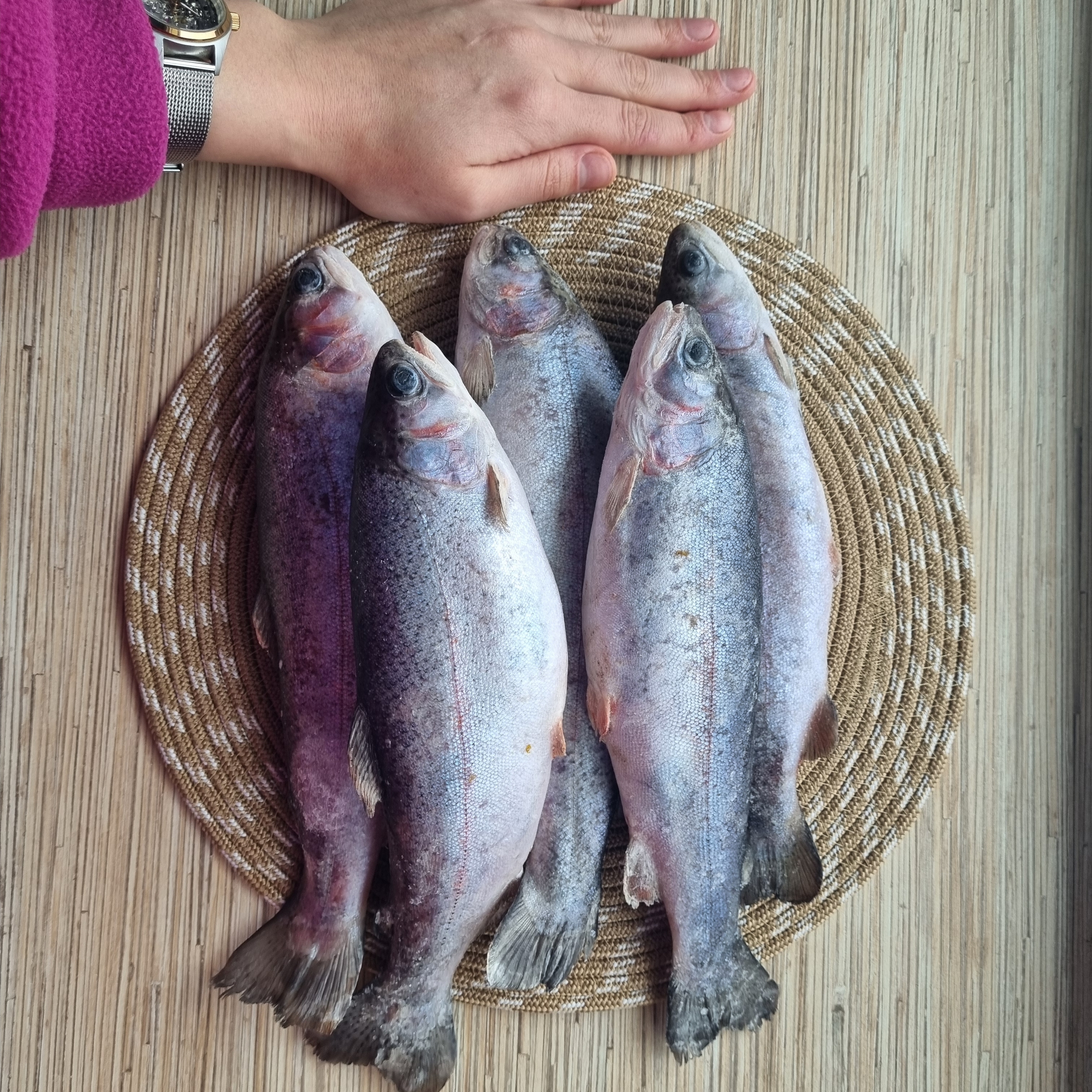 Форель мороженая порционная