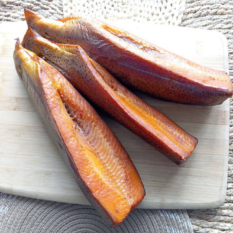 Спинки форели холодного копчения