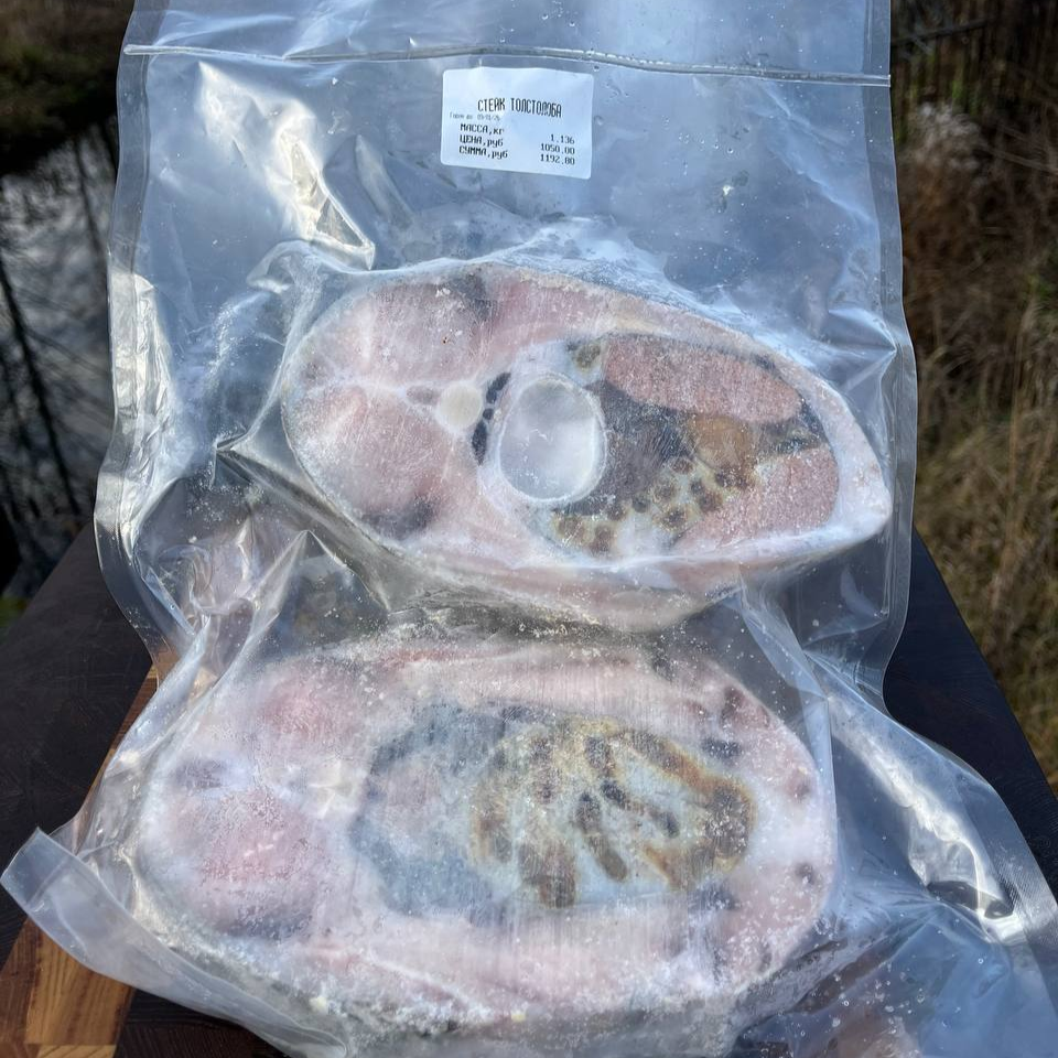 Стейки толстолобика мороженые