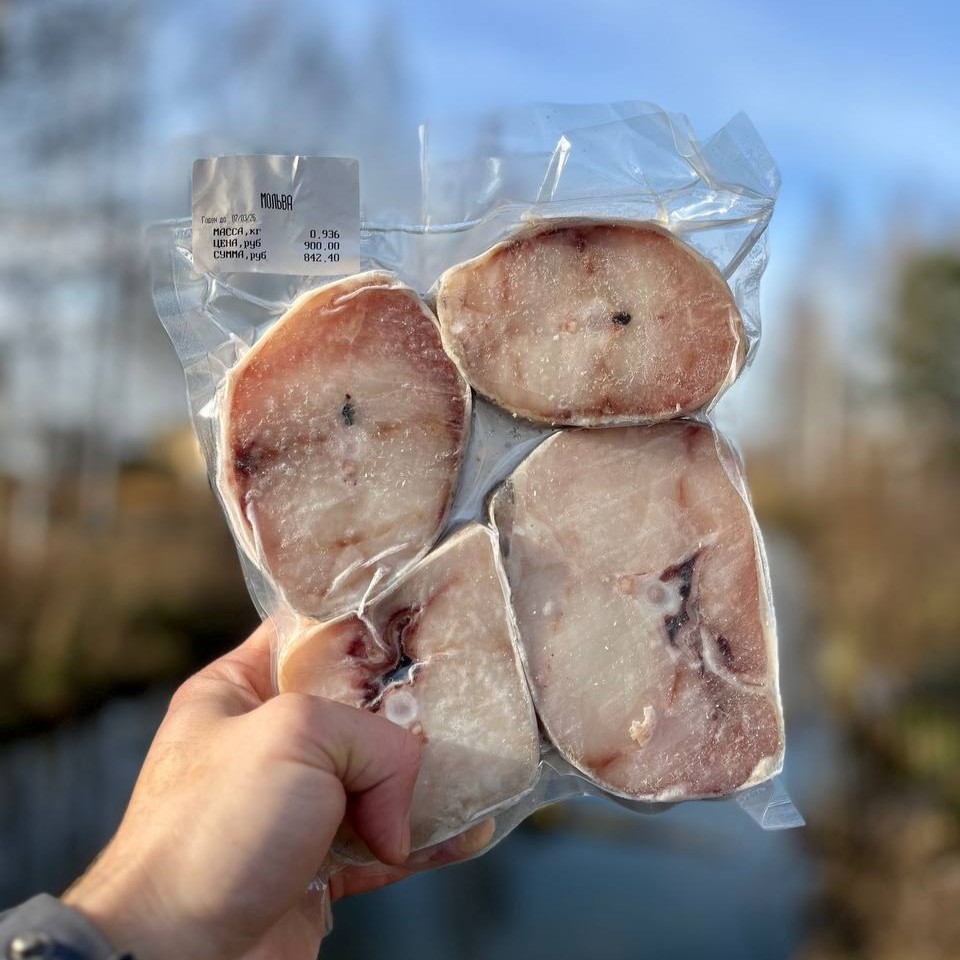 Стейки мольвы мороженые